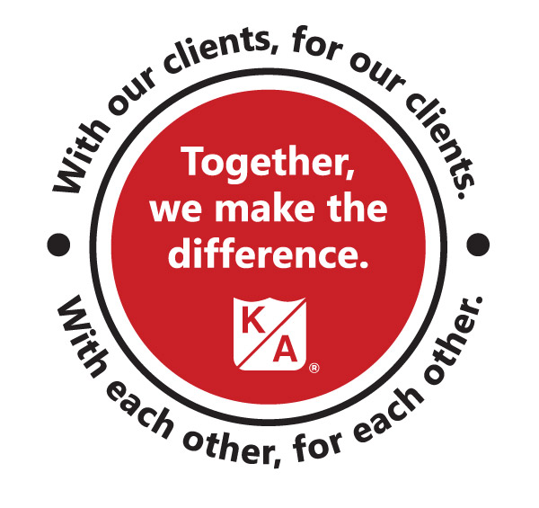 With our clients, for our clients. With each other, for each other. Together we make the difference.